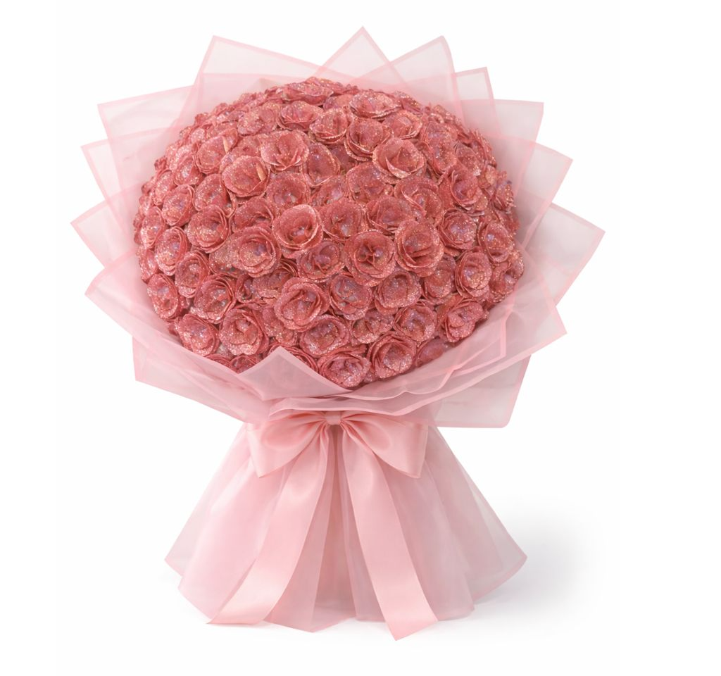 グリッターローズの花束